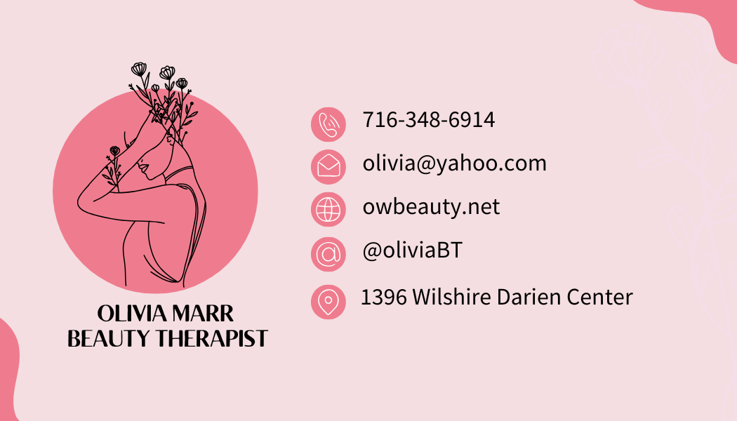 Beauty Therapy Business Cards