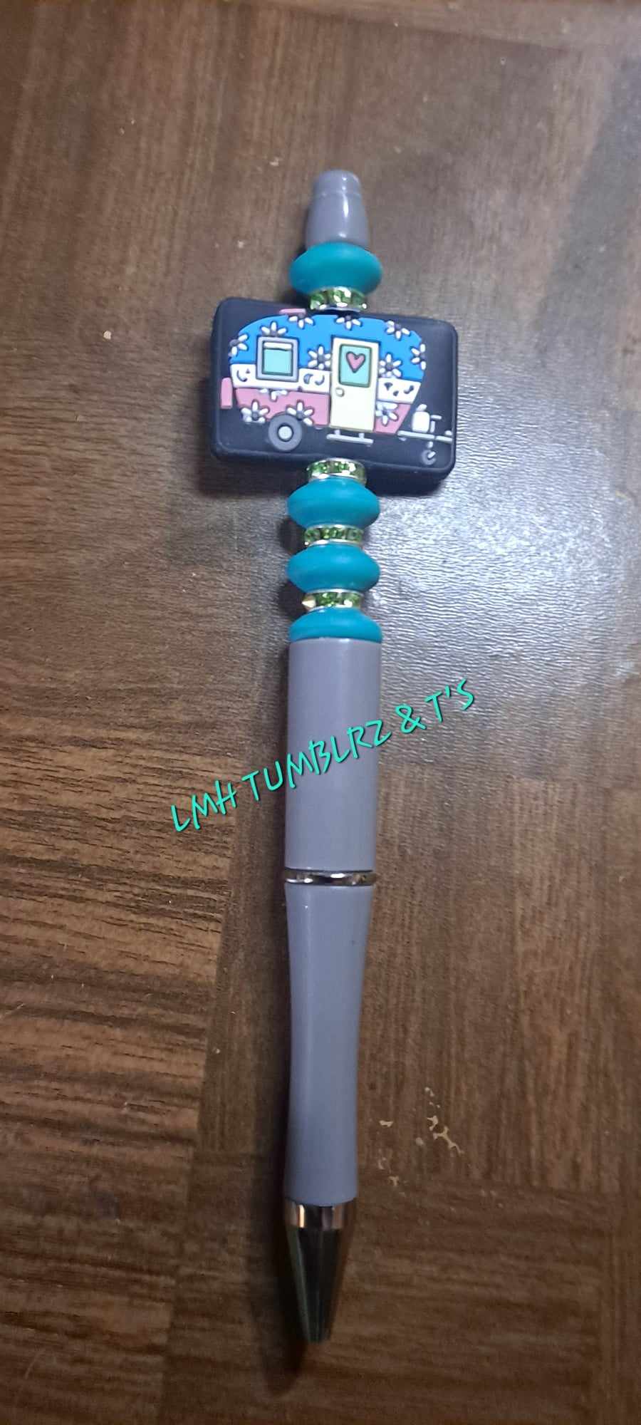 Camper Focal gray pen with blue spacers