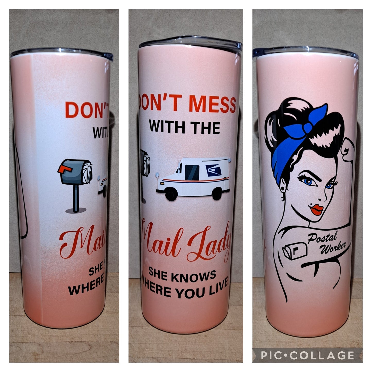 Don't mess with me postal worker