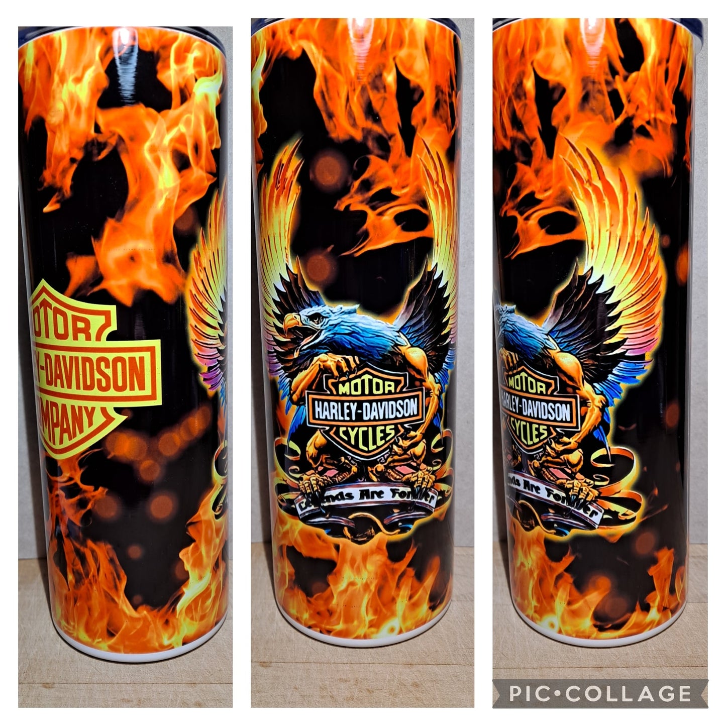 Harley Davidson flames