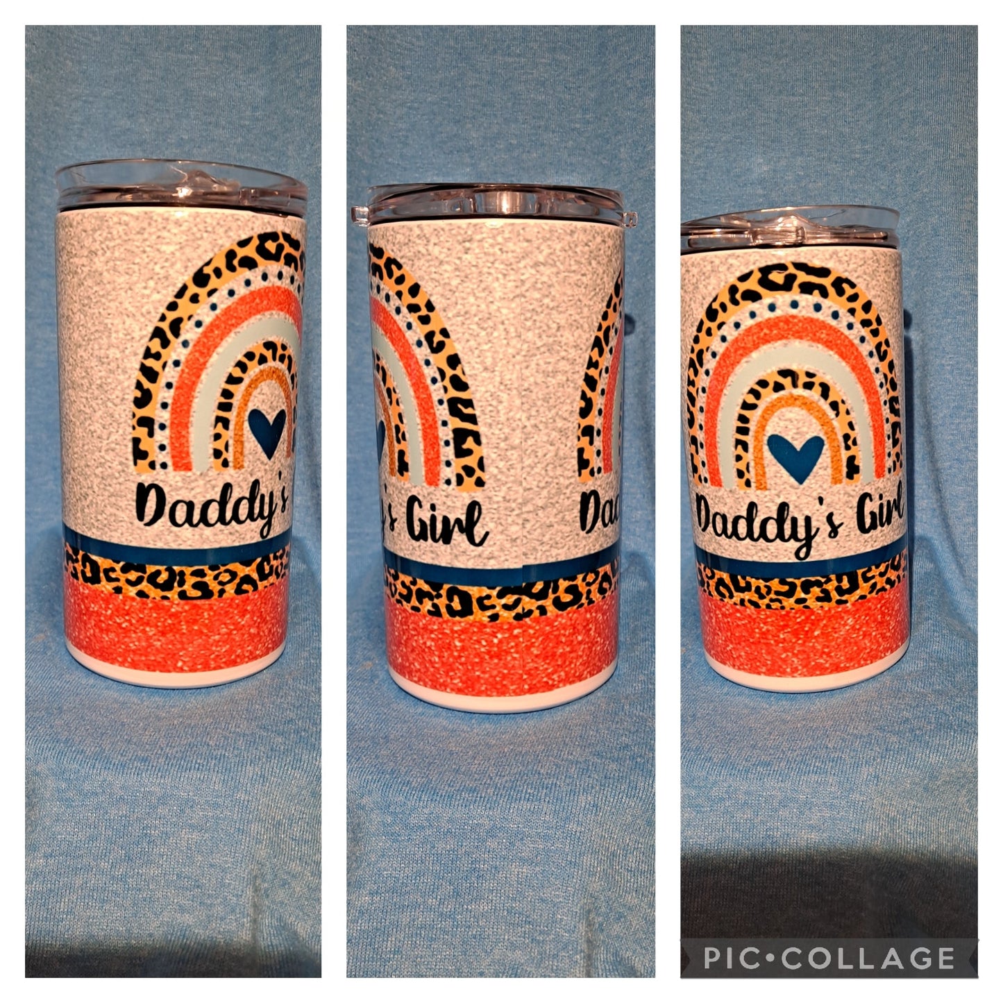 Daddy's girl blue rainbow