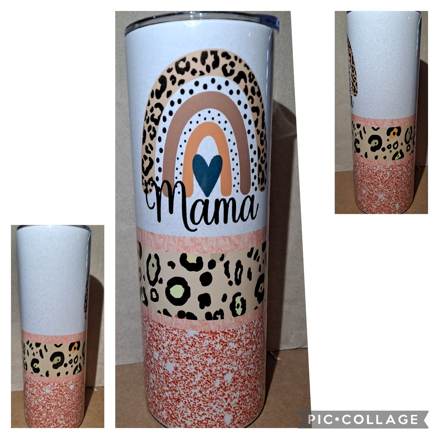 Mama rainbow/ Cheetah pink