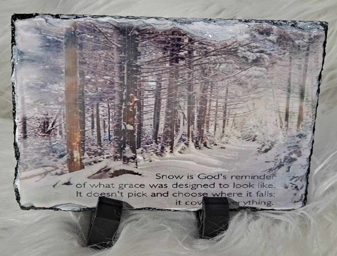 Snow is God's reminder slate
