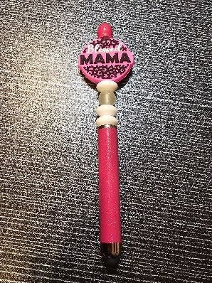 Blessed Mama pink focal stylus pen