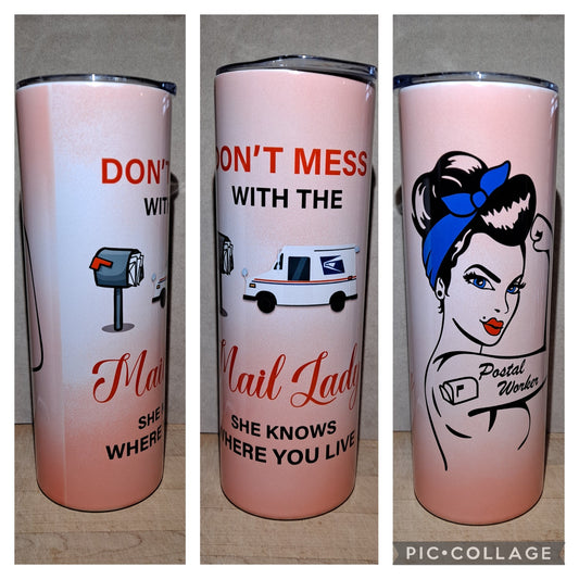 Don't mess with me postal worker
