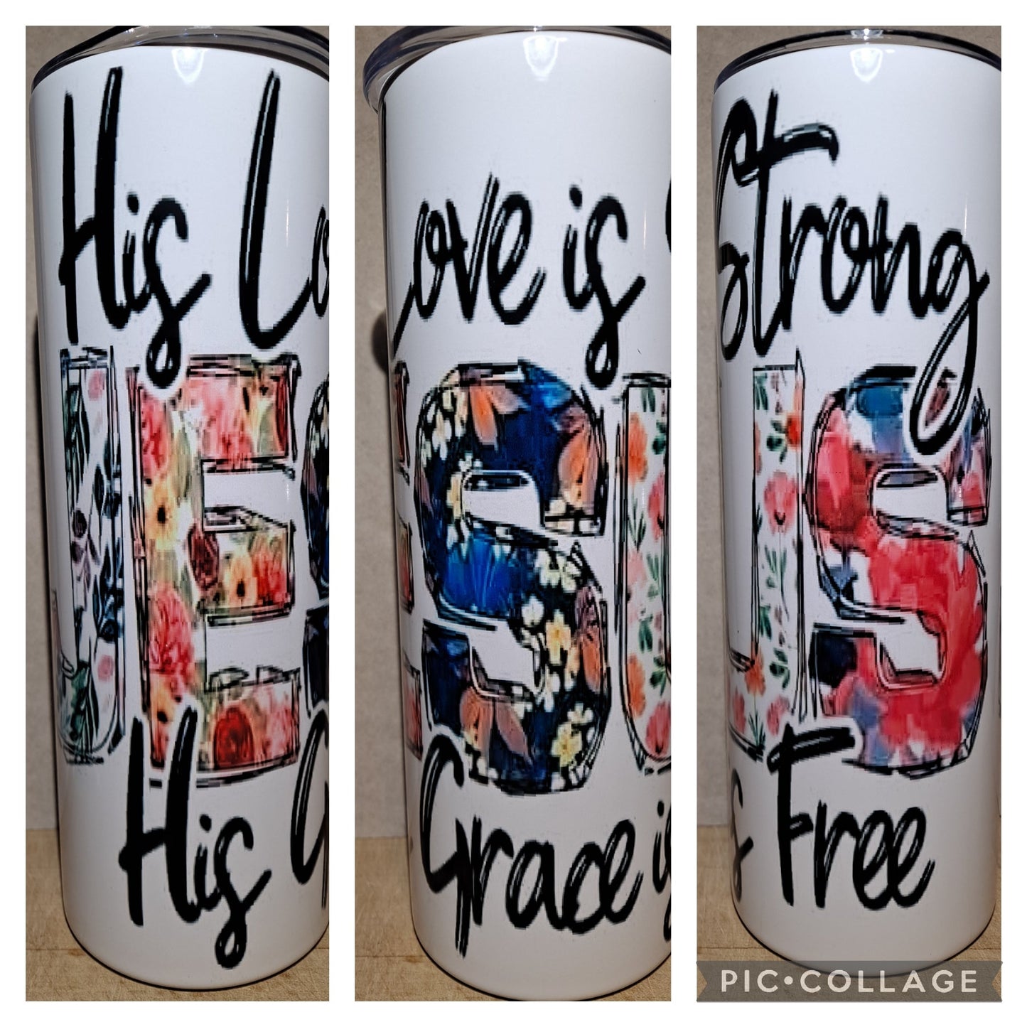 His love is strong His grace is free Jesus