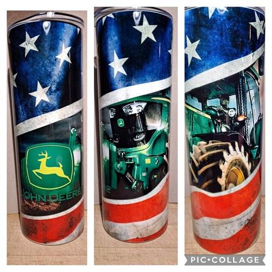 John Deere tractor flag