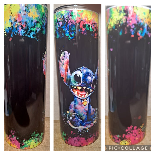 Stitch with black background