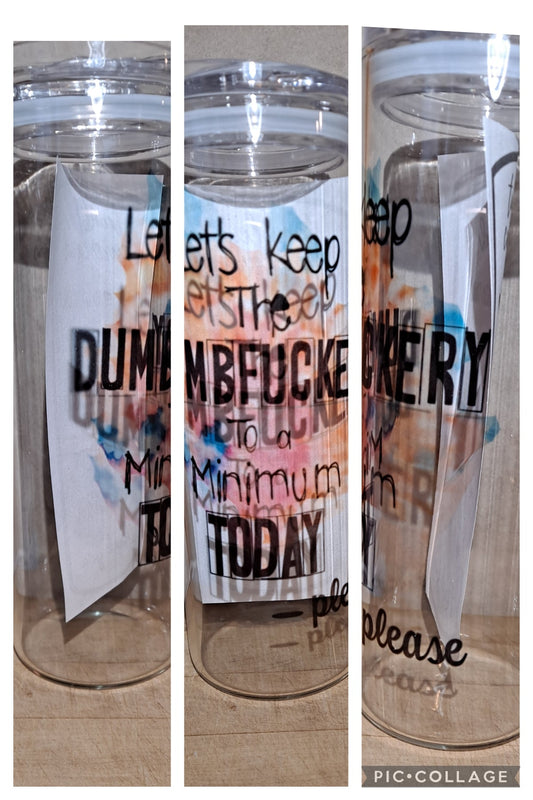 Lets keep the dumbfuckery to a minimum today