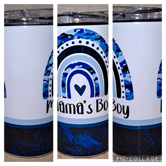 Mama's boy blue camo rainbow