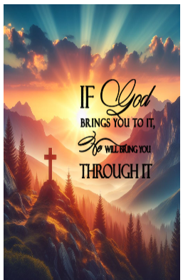 If God brings you to it sublimated slate