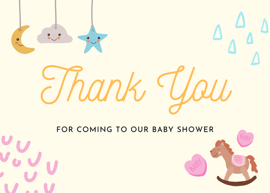 Baby Shower Thank you cards
