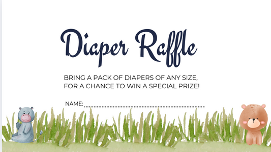 Grassy Diaper Raffle ticket
