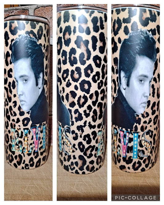 Elvis with cheetah print