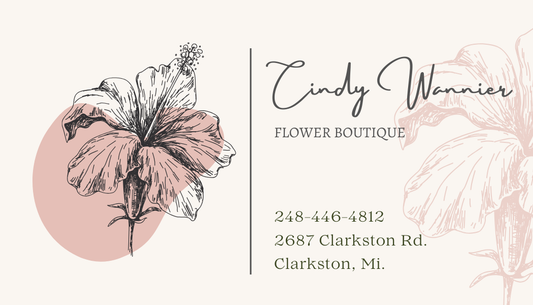 Flower Boutique Business cards