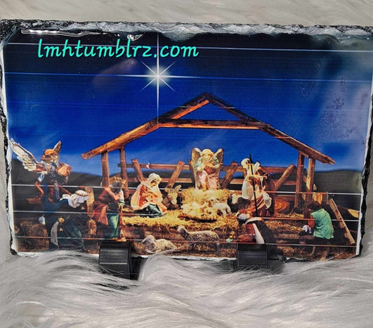 Nativity North Star slate