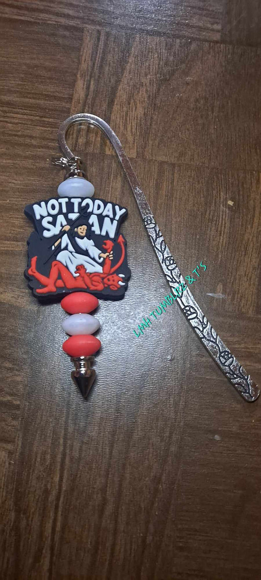 Not today satan focal bookmark
